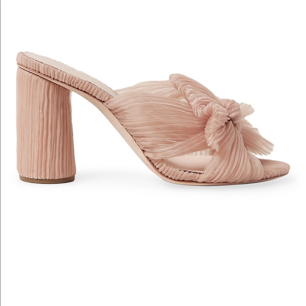 Loeffler Randall
Penny Knotted Slide Sandals in Pink (blush)